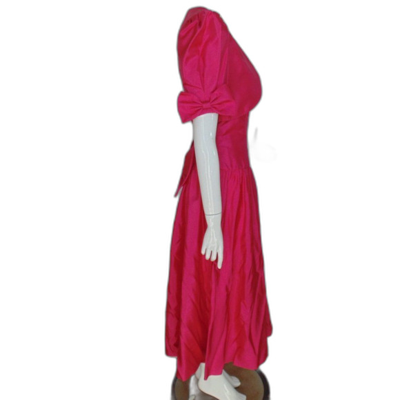 new Vintage Prom/Bridesmaid Dress/Bolero Jacket Set, XS, Pink, Strappy - Picture 12 of 15